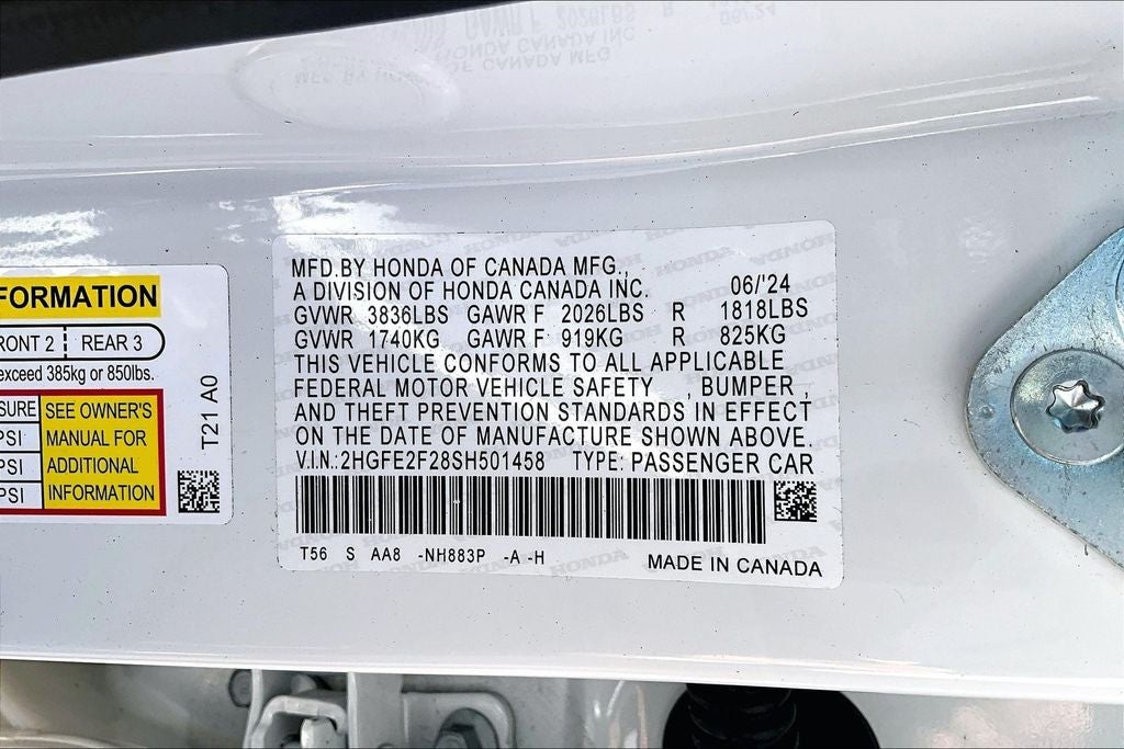 2025 Honda Civic LX