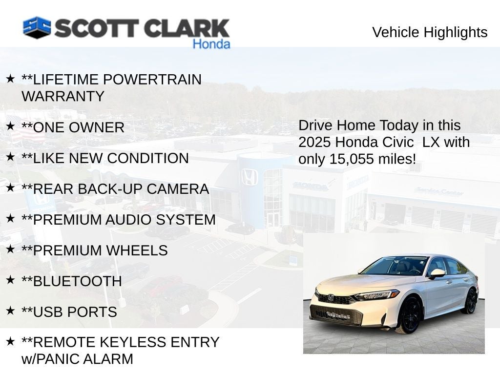 2025 Honda Civic LX
