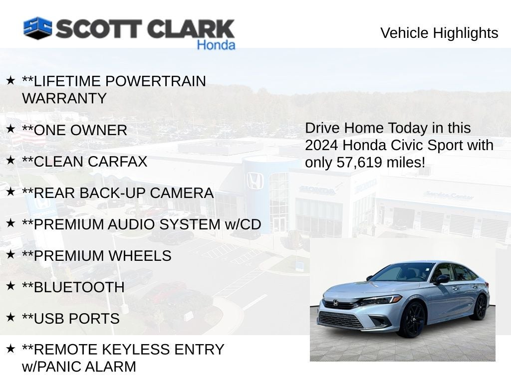 2024 Honda Civic Sport