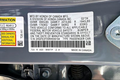 2024 Honda Civic Sport