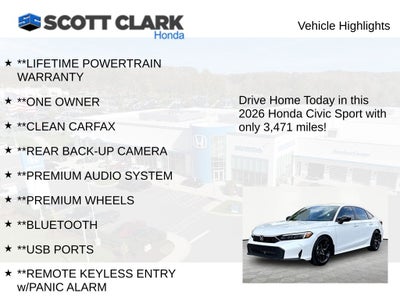 2026 Honda Civic Sport