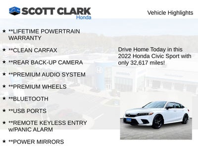 2022 Honda Civic Sport