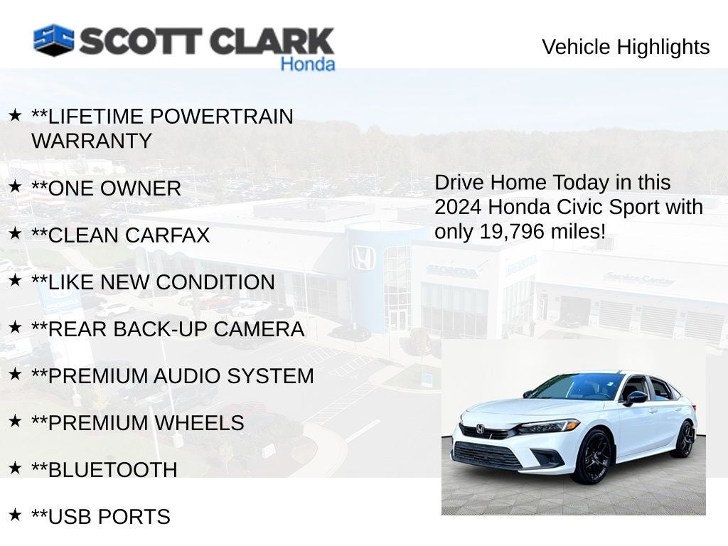 2024 Honda Civic Sport