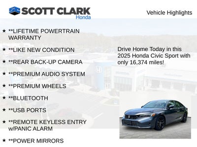 2025 Honda Civic Sport