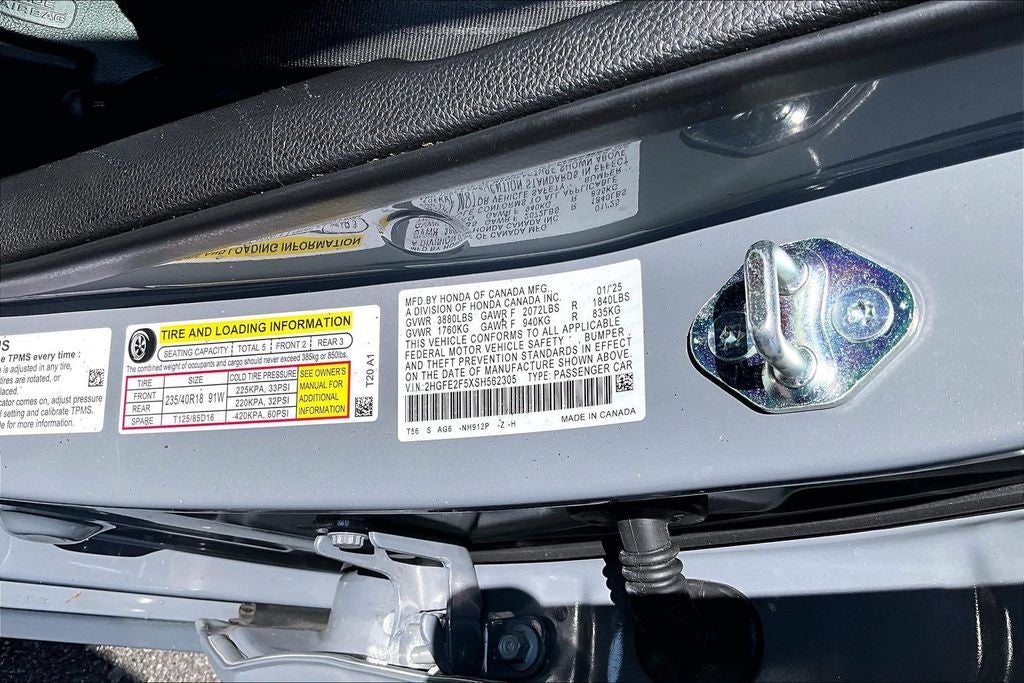 2025 Honda Civic Sport