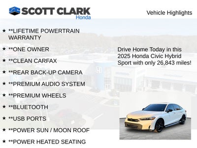 2025 Honda Civic Hybrid Sport