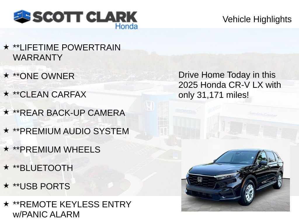2025 Honda CR-V LX