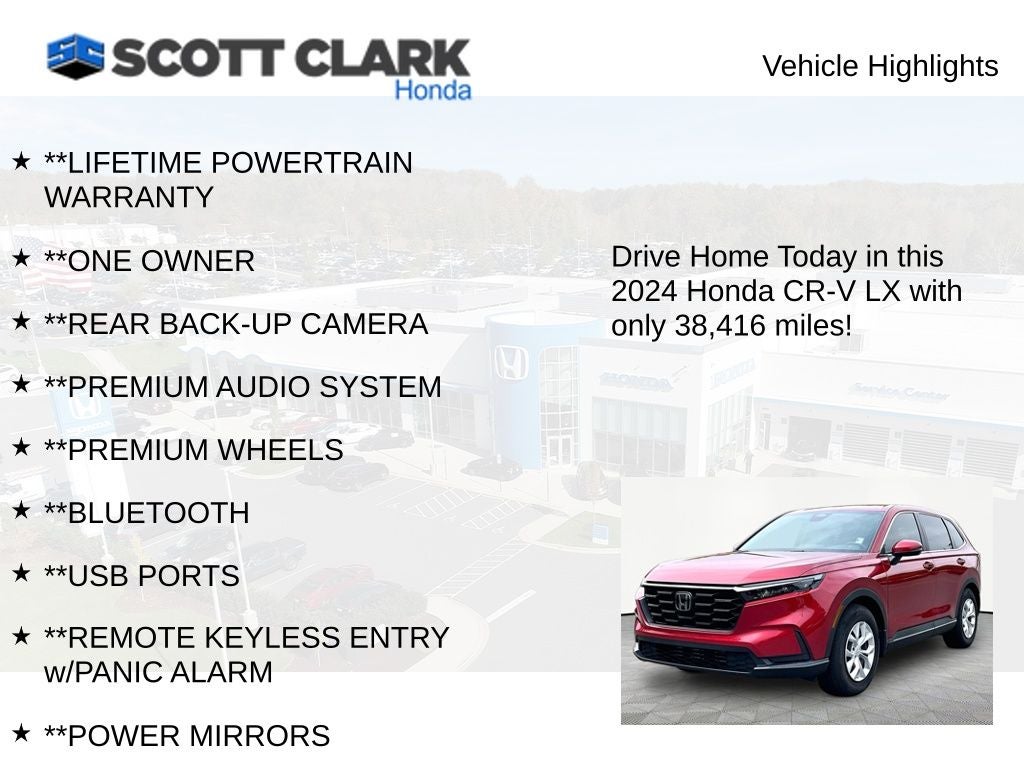 2024 Honda CR-V LX