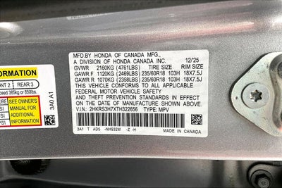 2026 Honda CR-V EX-L