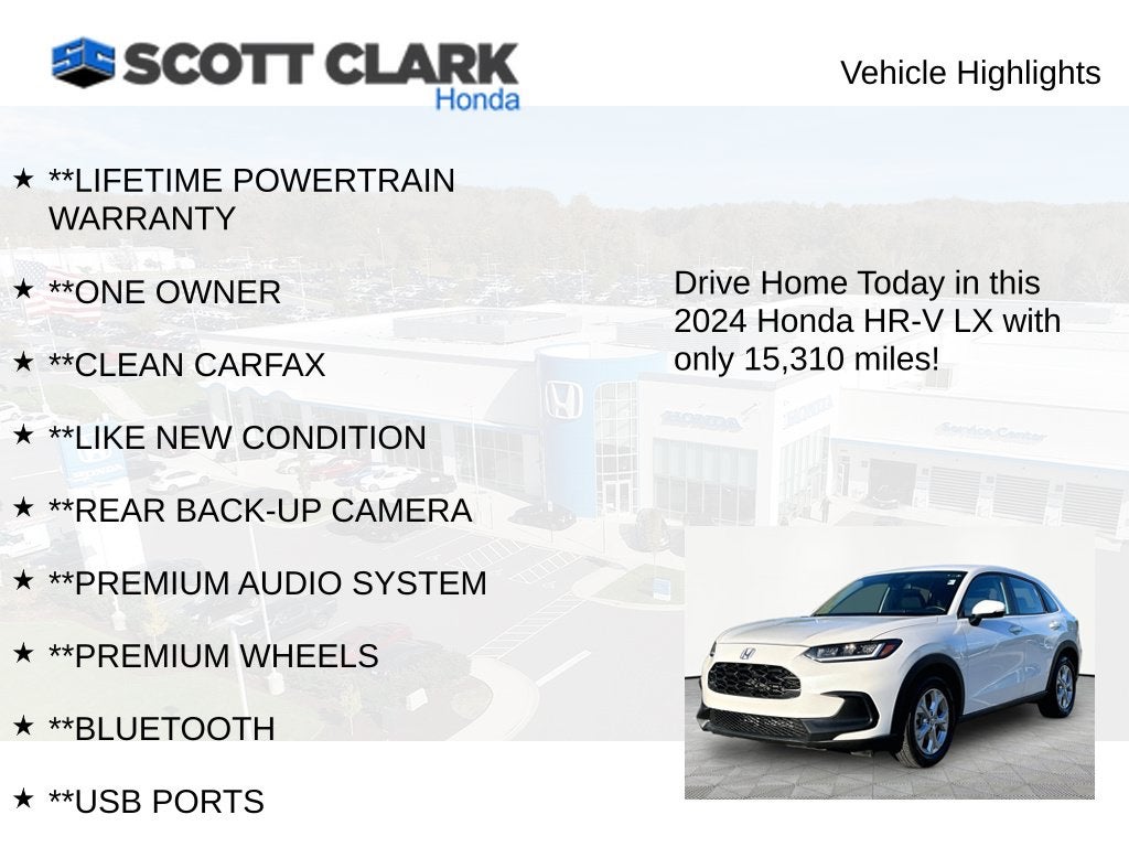 2024 Honda HR-V LX