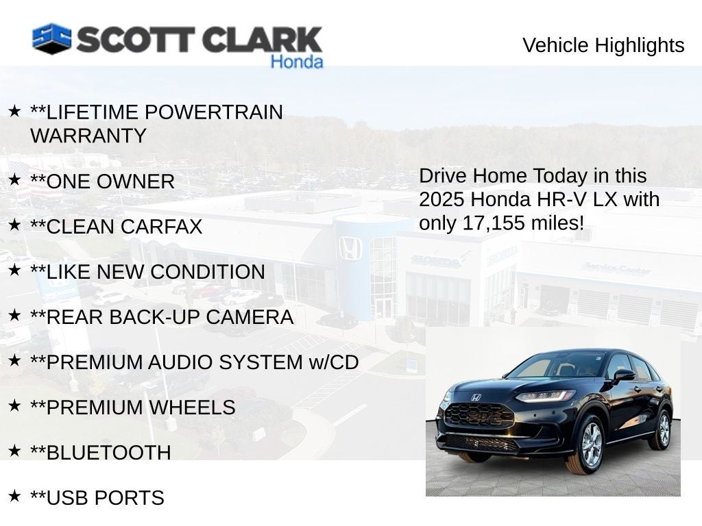 2025 Honda HR-V LX