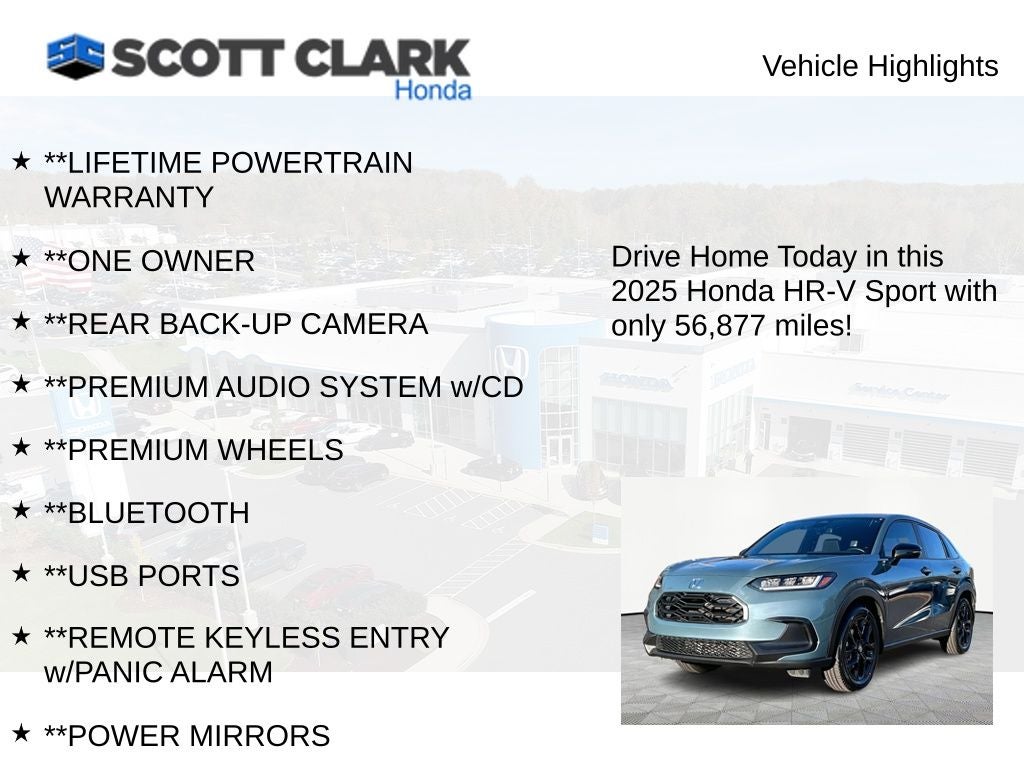 2025 Honda HR-V Sport