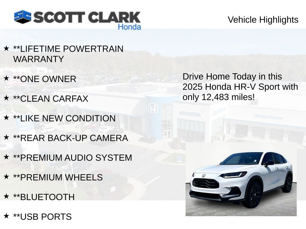 2025 Honda HR-V Sport