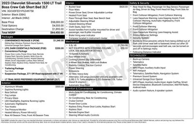 2023 Chevrolet Silverado 1500 LT Trail Boss