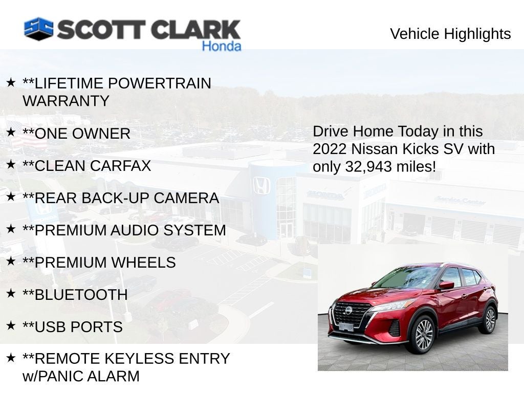 2022 Nissan Kicks SV