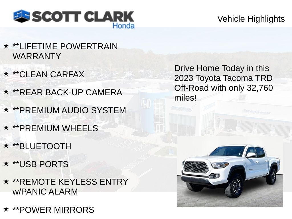 2023 Toyota Tacoma SR