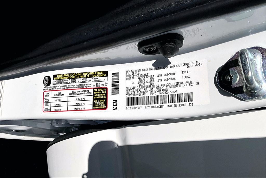 2023 Toyota Tacoma SR