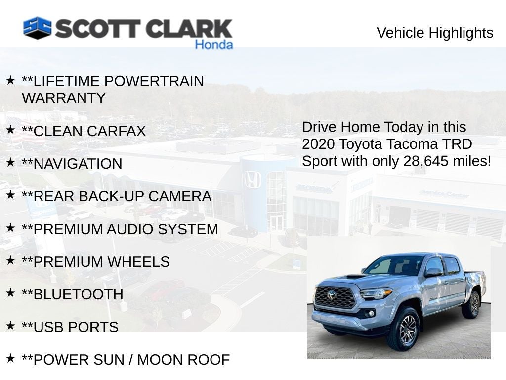 2020 Toyota Tacoma TRD Sport