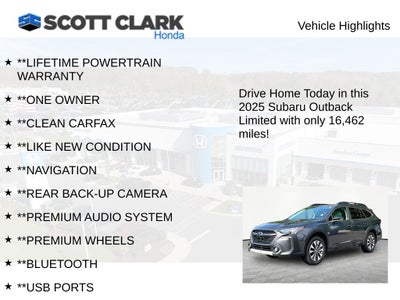 2025 Subaru Outback Limited