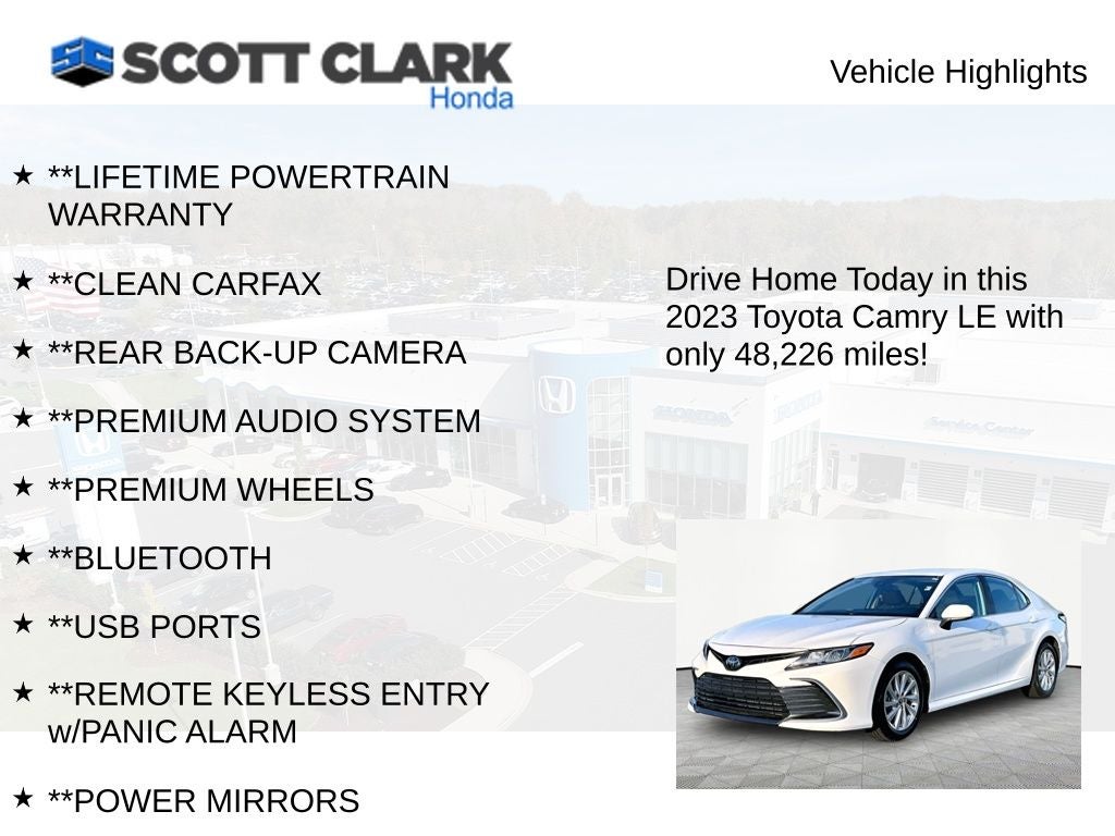2023 Toyota Camry LE