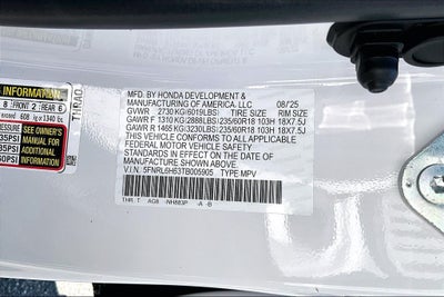 2026 Honda Odyssey EX-L