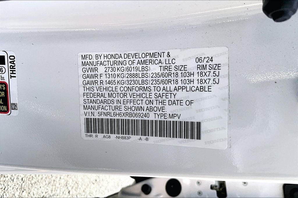 2024 Honda Odyssey EX-L