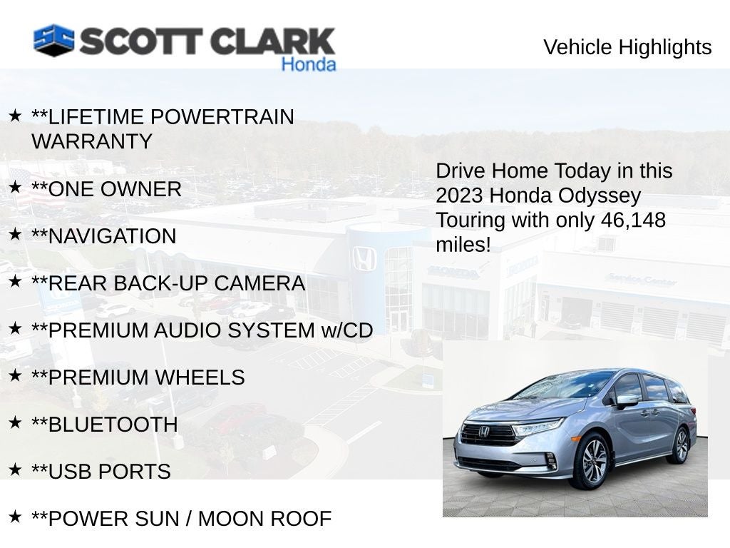 2023 Honda Odyssey Touring