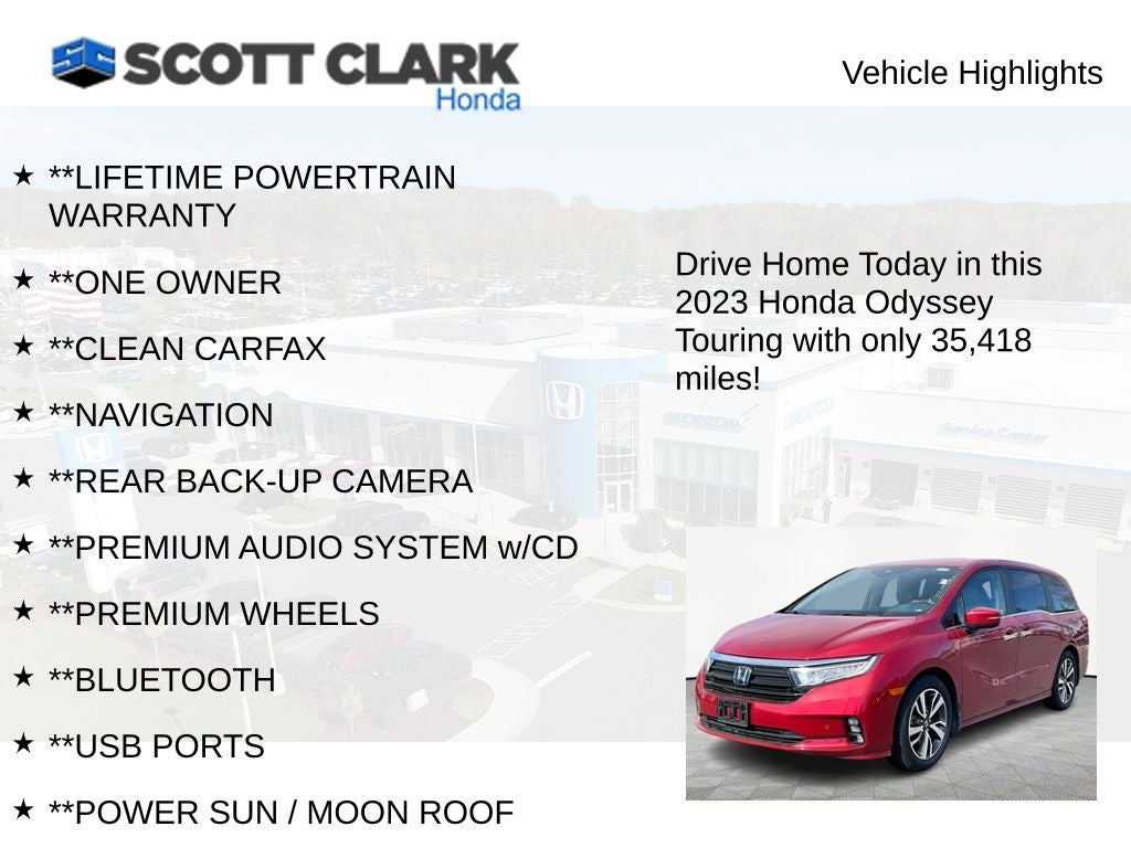 2023 Honda Odyssey Touring