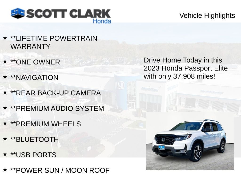 2023 Honda Passport Elite