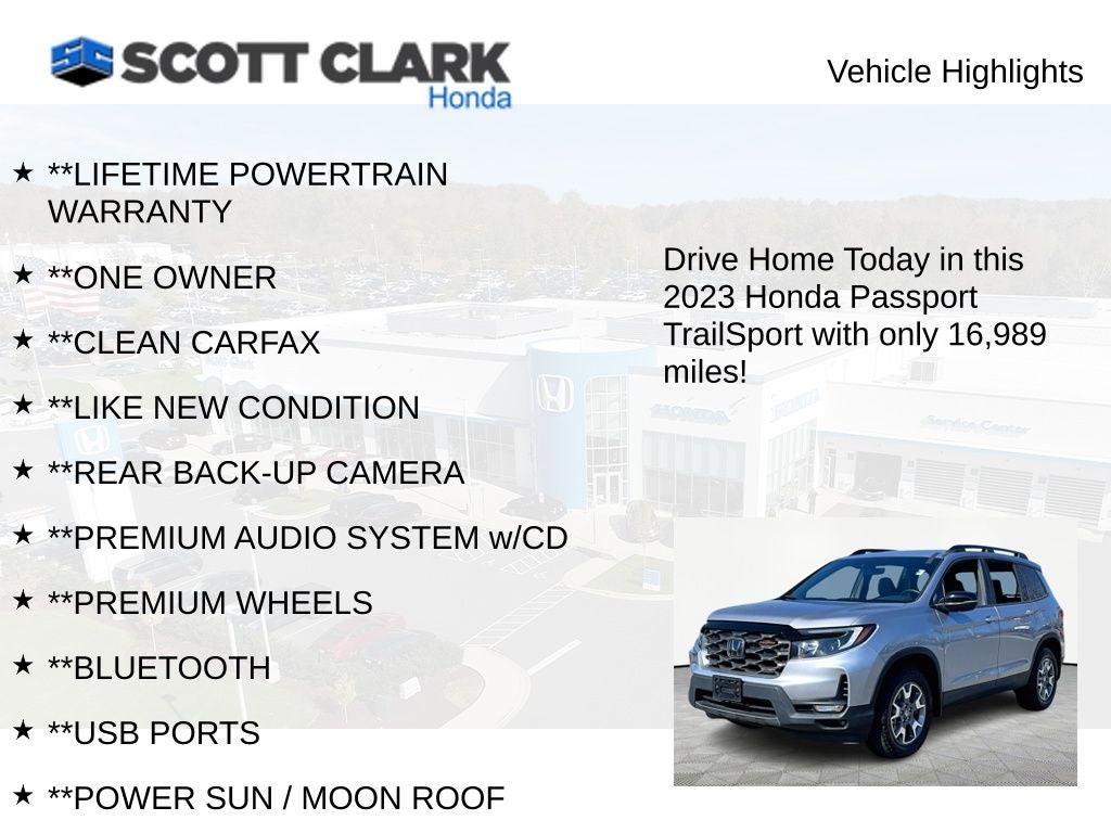 2023 Honda Passport TrailSport