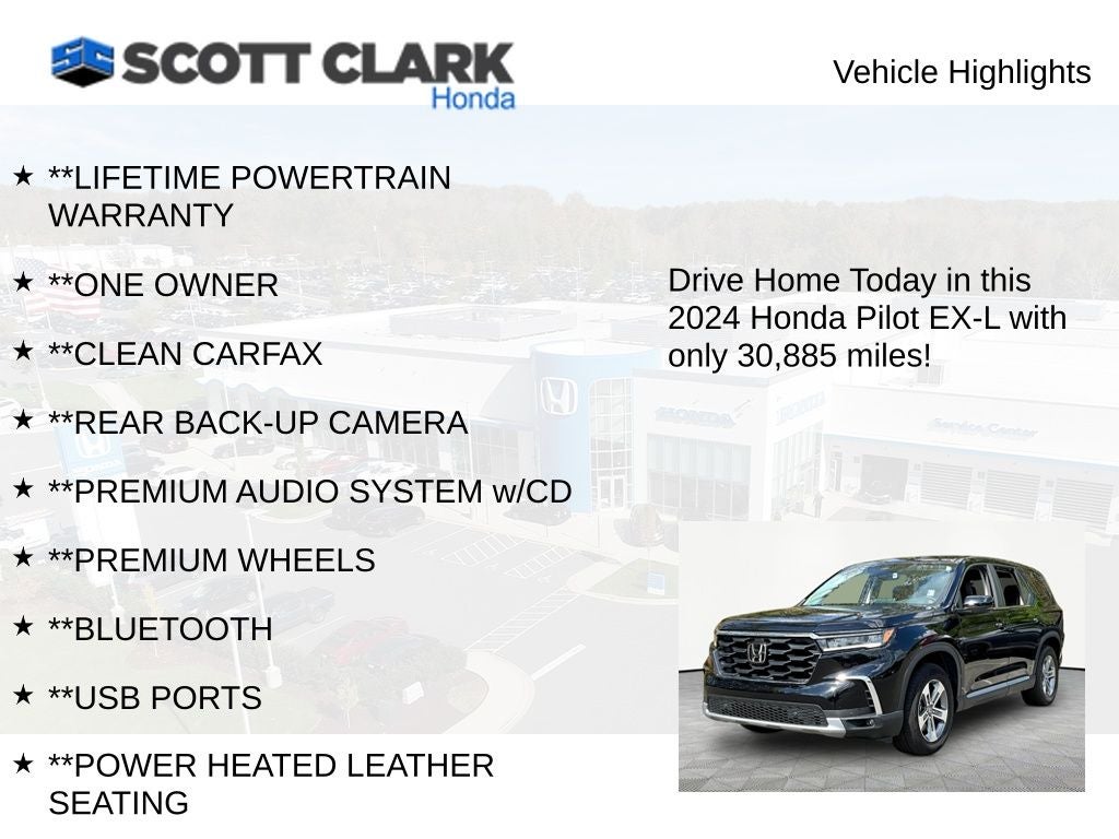 2024 Honda Pilot EX-L 8 Passenger