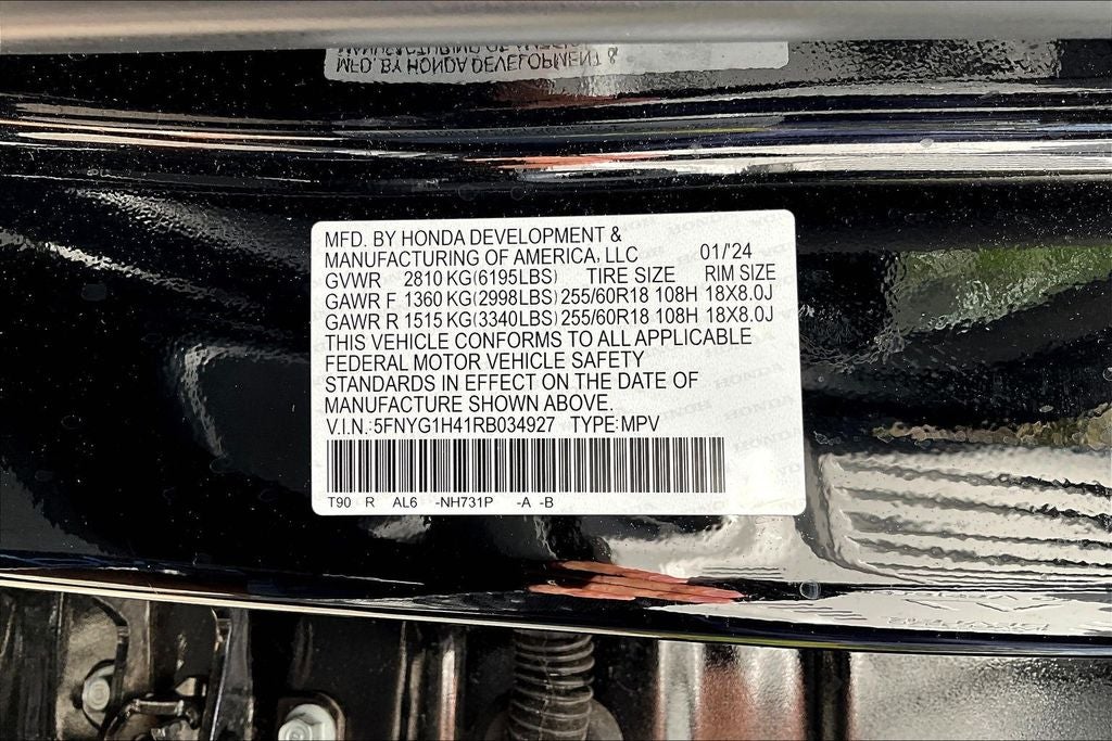 2024 Honda Pilot EX-L 8 Passenger