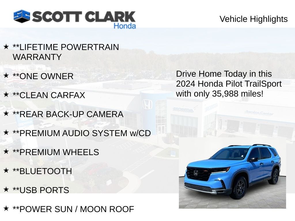 2024 Honda Pilot TrailSport