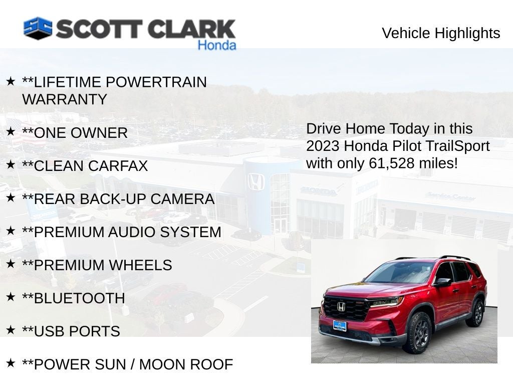 2023 Honda Pilot TrailSport