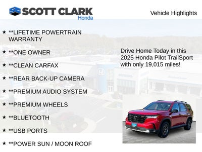 2025 Honda Pilot TrailSport