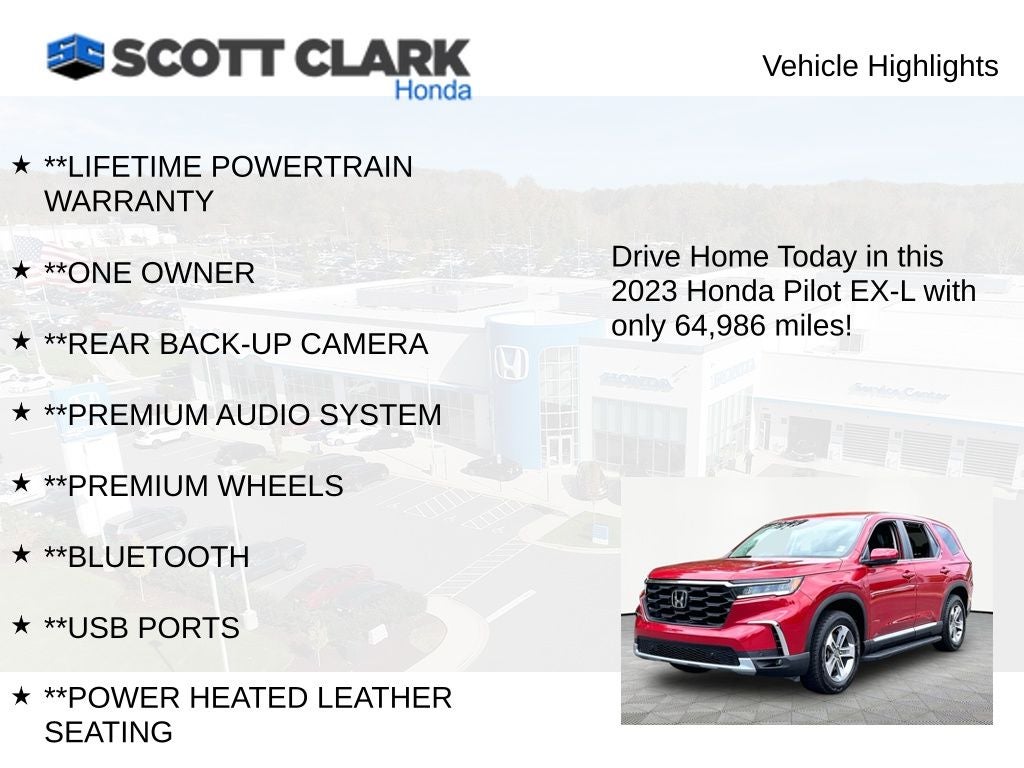 2023 Honda Pilot EX-L 7 Passenger