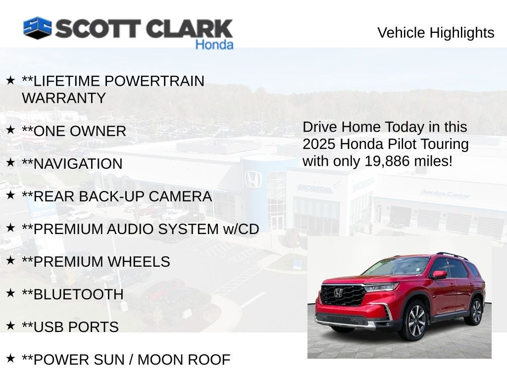 2025 Honda Pilot Touring