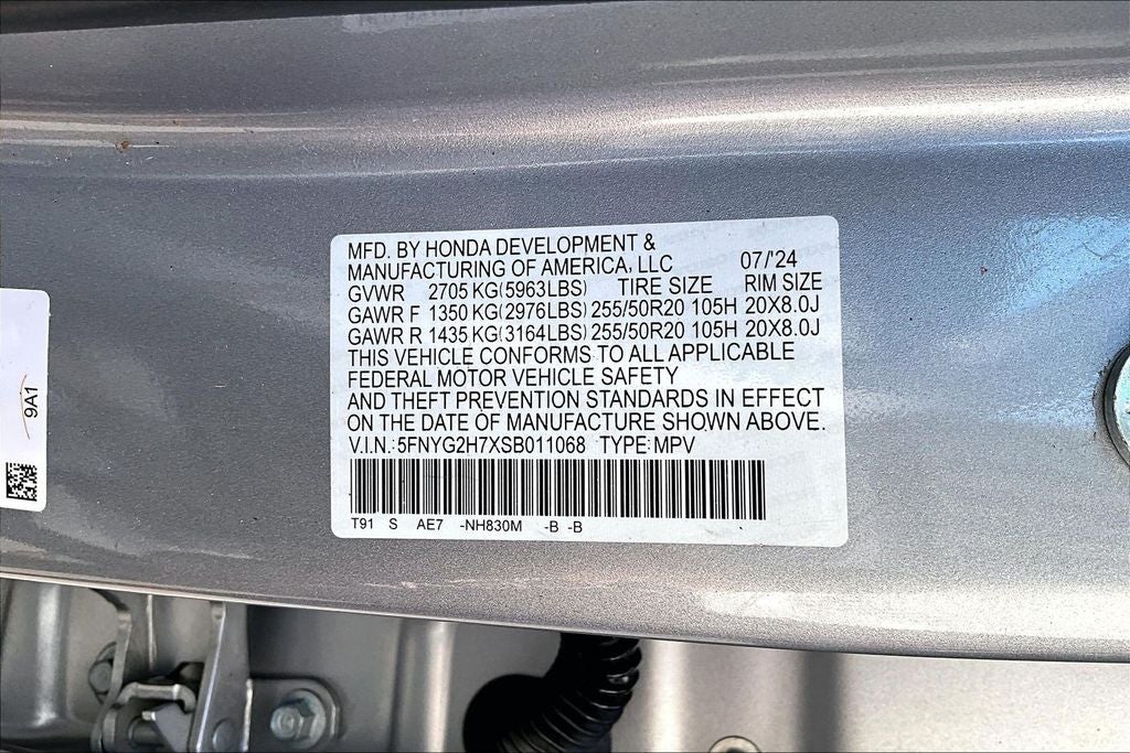 2025 Honda Pilot Touring+