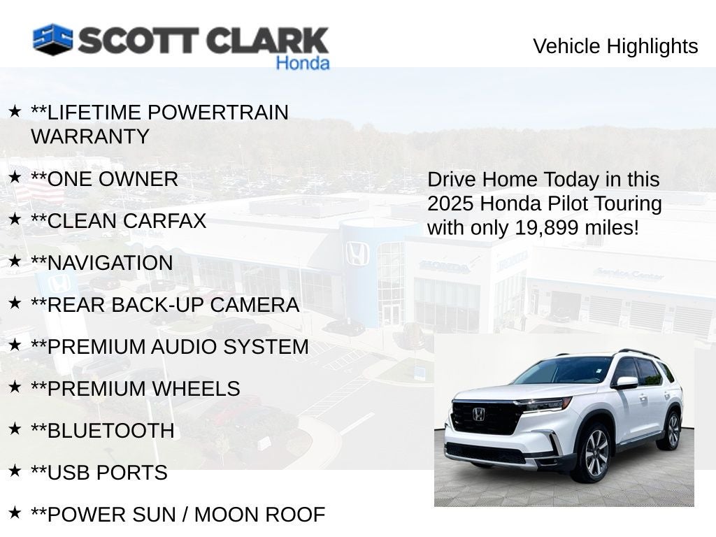 2025 Honda Pilot Touring