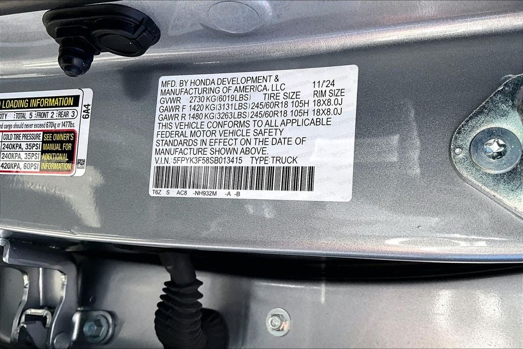 2025 Honda Ridgeline RTL