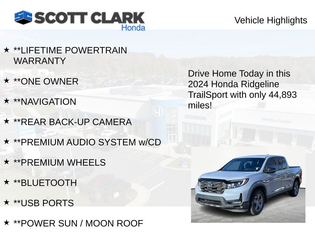 2024 Honda Ridgeline TrailSport
