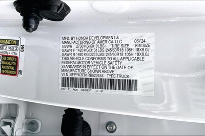 2024 Honda Ridgeline Black Edition