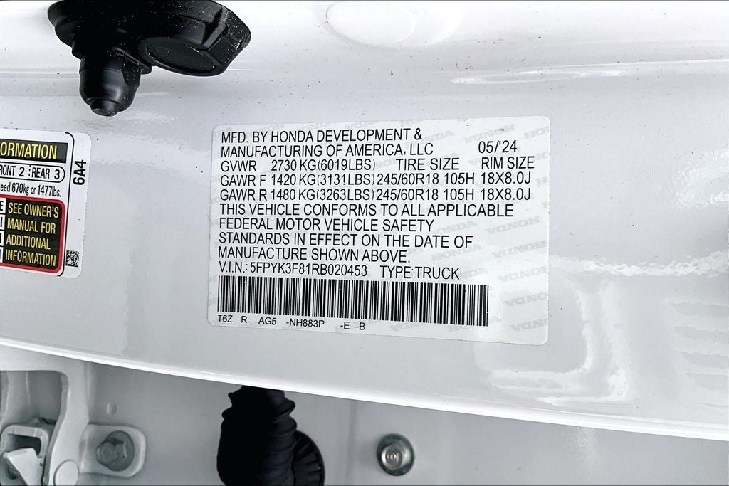 2024 Honda Ridgeline Black Edition