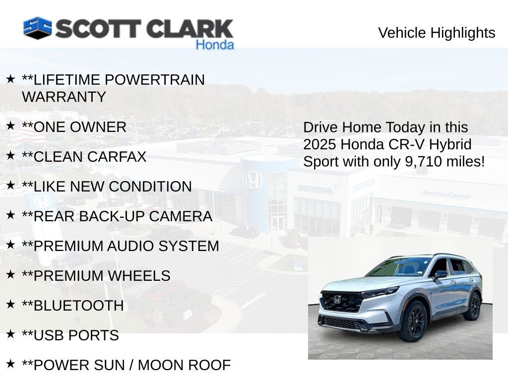 2025 Honda CR-V Hybrid Sport