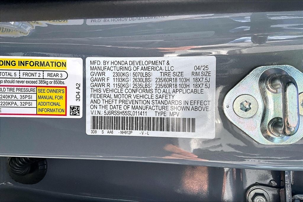 2025 Honda CR-V Hybrid Sport