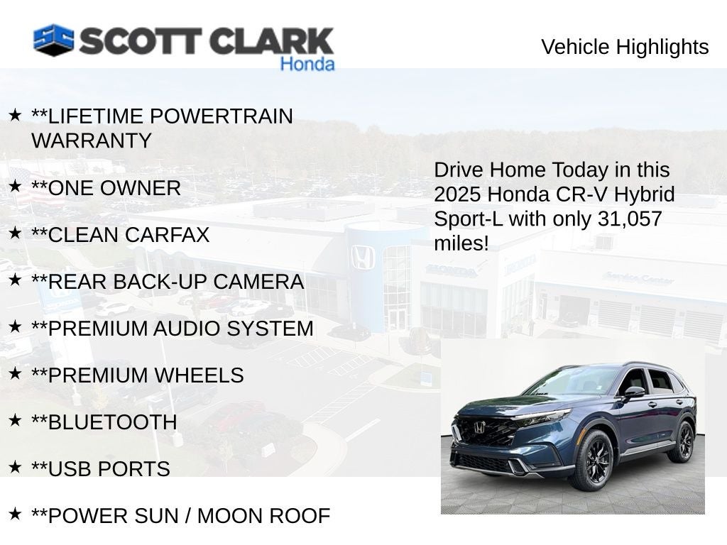 2025 Honda CR-V Hybrid Sport-L