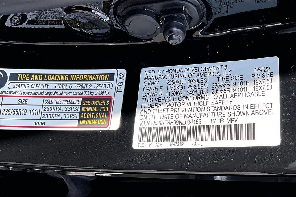 2022 Honda CR-V Hybrid Touring