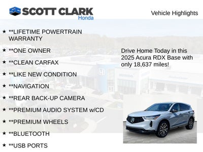 2025 Acura RDX w/A-Spec Advance Package