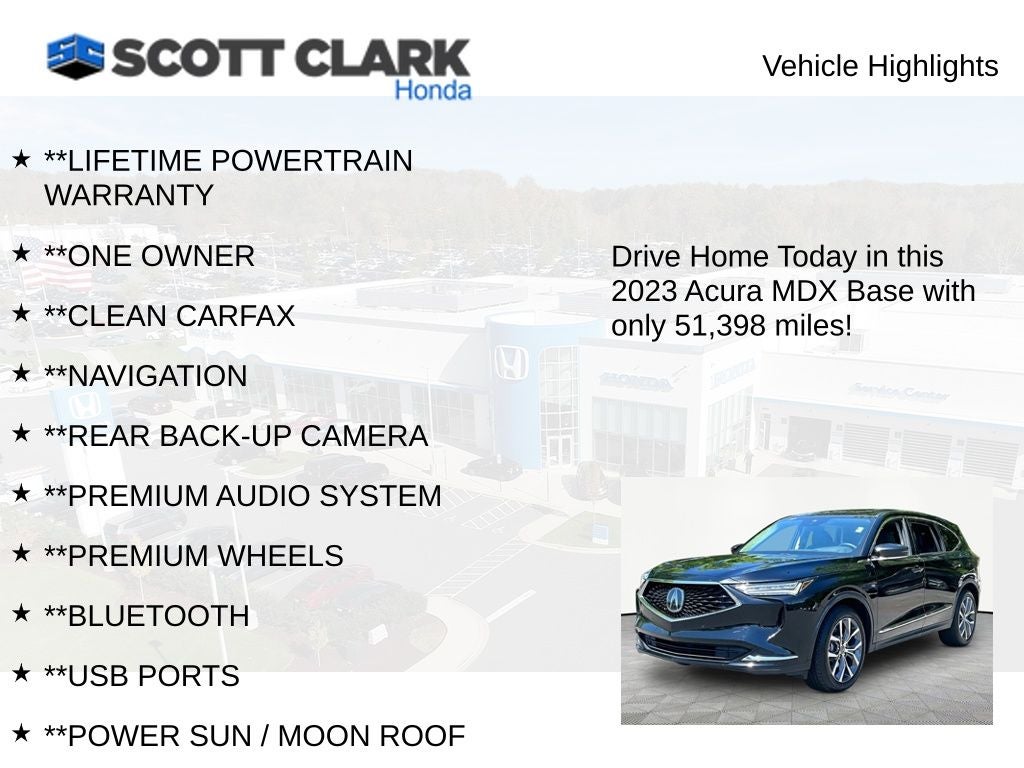 2023 Acura MDX w/Technology Package