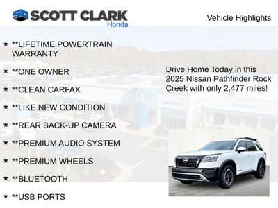 2025 Nissan Pathfinder Rock Creek